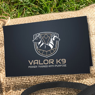 Working Dogs Training - GSD- Malinois Business Card