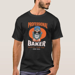 Working From Home Baker Baking Boss Pastry Chef Ma T-Shirt