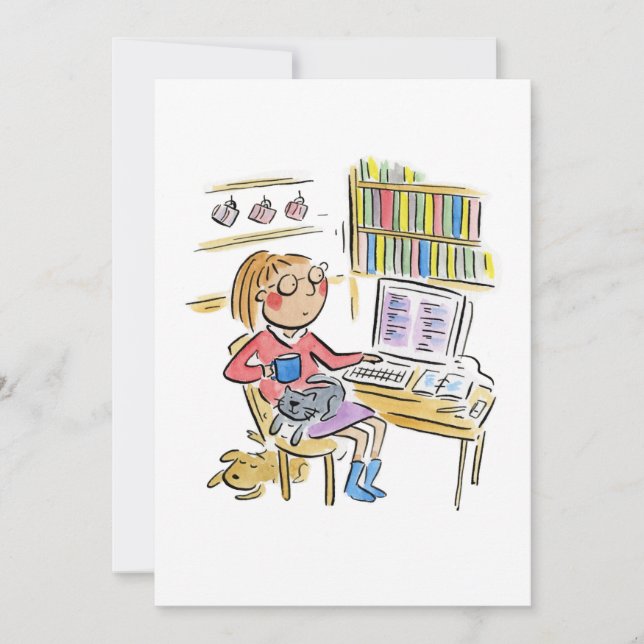 Working from Home Invitation (Front)