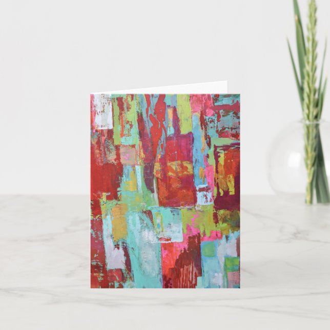 Working Girl Blank Notecard (Front)