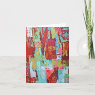 Working Girl Blank Notecard