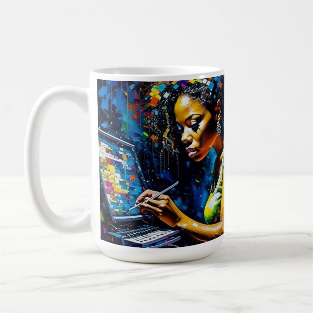 Working Girl - Coffee mug (Left)