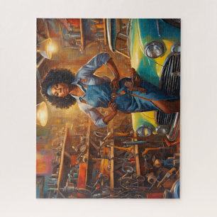 Working hard in the shop jigsaw puzzle