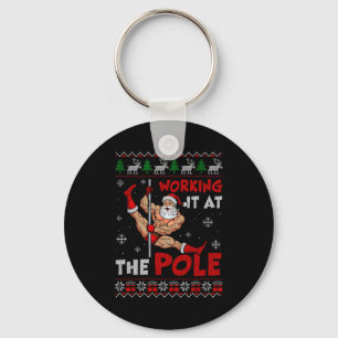 Working It At The Le Funny Santa Dancing Ugly Chri Key Ring