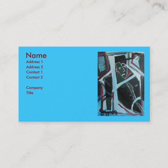 Working Man Business Card (Front)