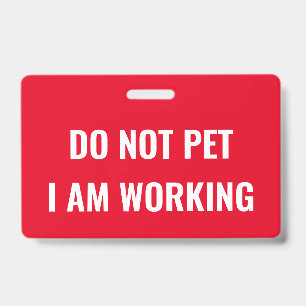 Working Medical Equipment ID Badge