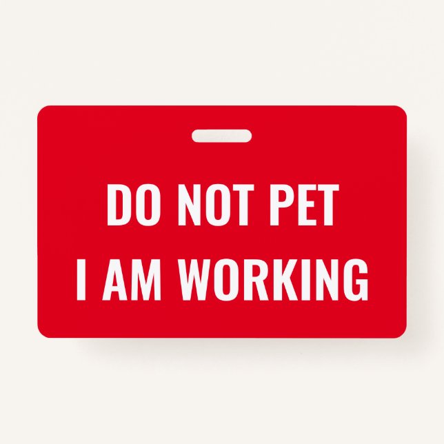 Working Medical Equipment ID Badge (Front)