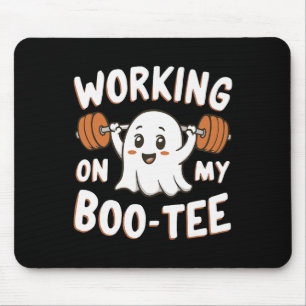 Working On My Boo Tee  Mouse Pad