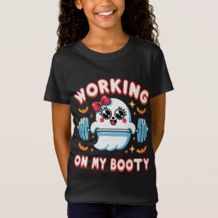 Working On My Boo-ty Bodybuilder Bodybuilding Work T-Shirt
