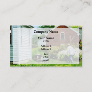 Working on the Farm Business Card