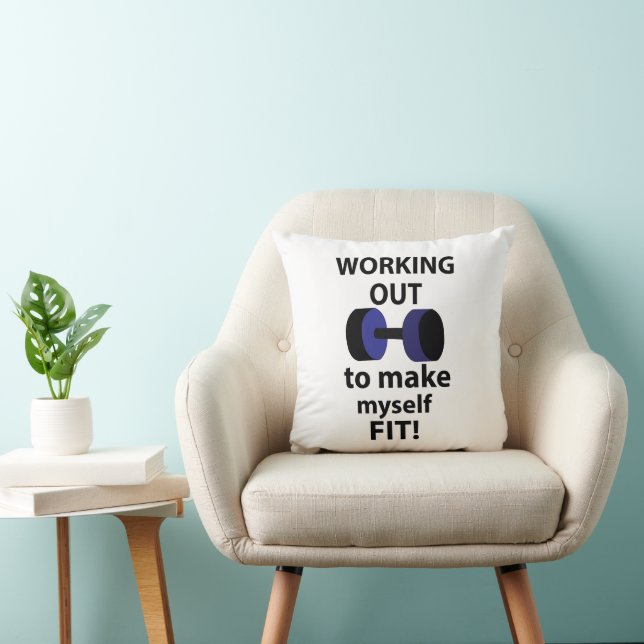 Working Out Workout Weights Work Out Cushion (Chair)