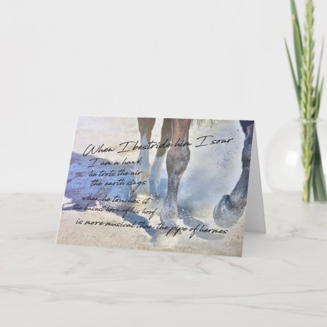 WORKING TEMPO Greeting Card (Front)