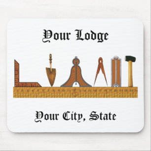 Working Tools of the Freemason Mouse Pad