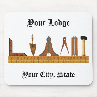 Working Tools of the Freemason Mouse Pad