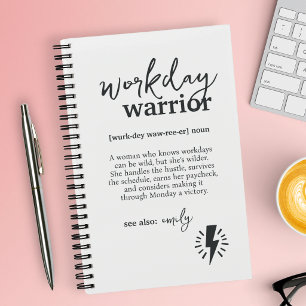 Working Woman Definition in Off-White Notebook