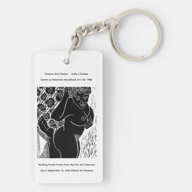 WorkingProof DSKeyChain Designed By LeslieJFawkes Key Ring (Back)