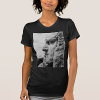 Workmen on George Washington Face Mount Rushmore