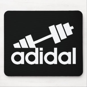 Workout - All Day I Dream About Lifting - Barbell Mouse Pad