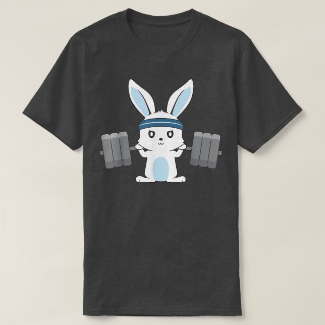 Workout Bunny Gym Lover 1402 T-Shirt (Design Front)