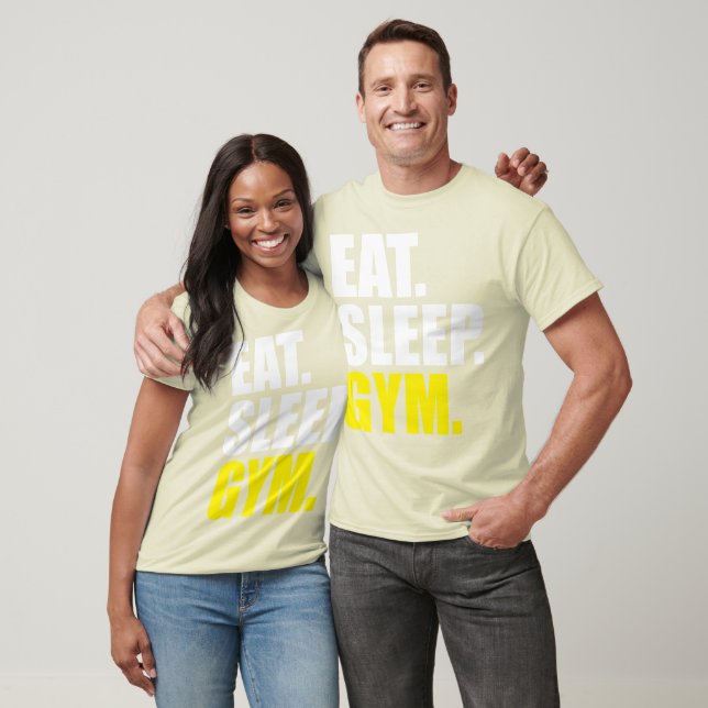 Workout - Eat, Sleep, Gym T-Shirt (Unisex)