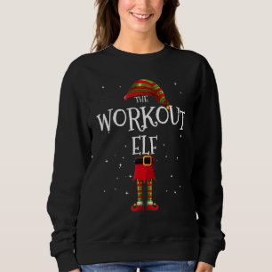 workout Elf Group Matching Family Christmas 2 Sweatshirt