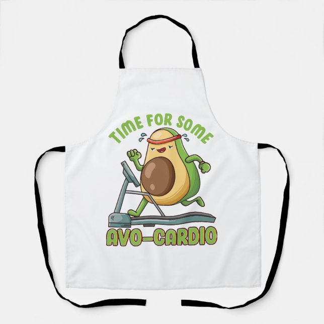 Workout Exercise Funny Humour Sayings Quotes Apron (Front)