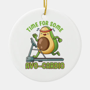 Workout Exercise Funny Humour Sayings Quotes Ceramic Tree Decoration