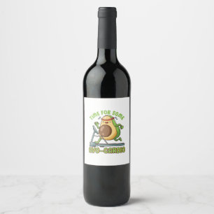 Workout Exercise Funny Humour Sayings Quotes Wine Label