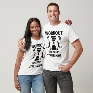 Workout Fitness Exercise Gym T-Shirt