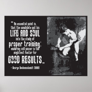 Workout Fitness Gym Motivational Poster