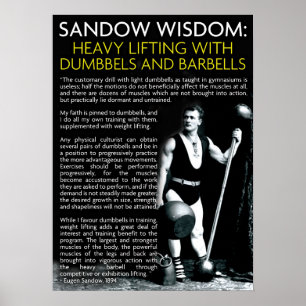 Workout Fitness Gym Motivational Poster