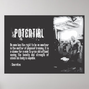 Workout Fitness Gym Motivational Poster