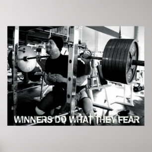 Workout Fitness Gym Motivational Poster