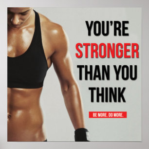 Workout Fitness Gym Motivational Poster