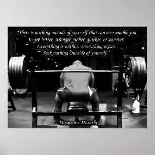 Workout Fitness Gym Motivational Poster