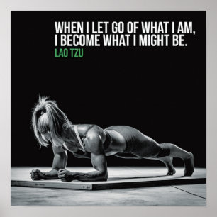 Workout Fitness Gym Motivational Poster