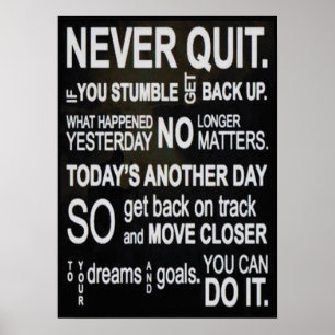 Workout Fitness Gym Motivational Poster