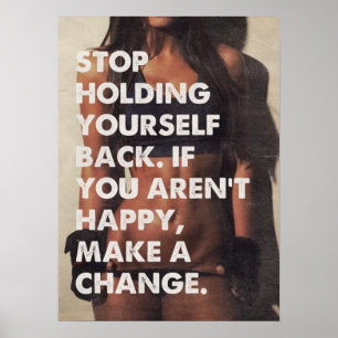 Workout Fitness Gym Motivational Poster