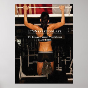 Workout Fitness Gym Motivational Poster