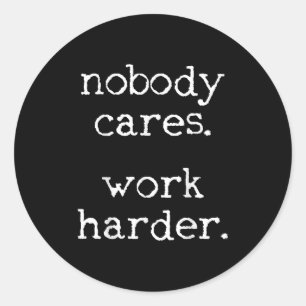 Workout Gym Fitness Exercise Motivational  Classic Round Sticker