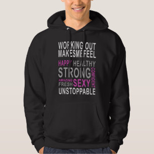 Workout Gym Motivation Fitness Inspirational Hoodie