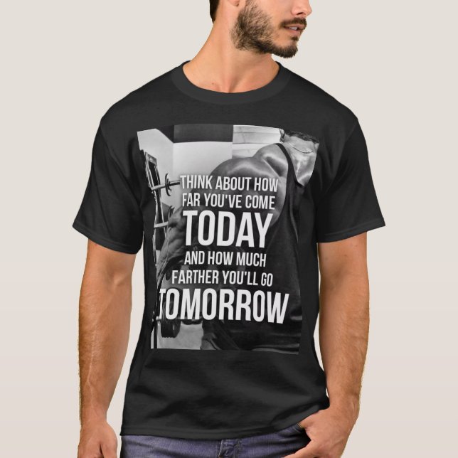 Workout Gym Motivational T-Shirt (Front)