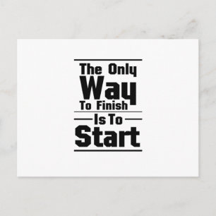 Workout Gym Quote Fitness exercise Motivation Postcard