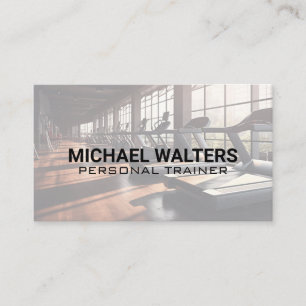 Workout Gym Training Fitness Business Card
