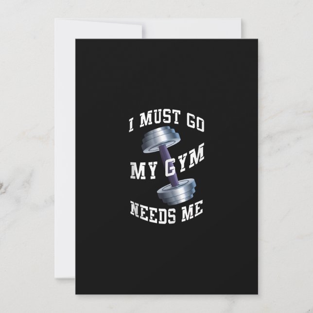 Workout Health And Ness - My Gym Needs Me (Front)