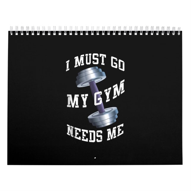 Workout Health And Ness - My Gym Needs Me Calendar (Cover)