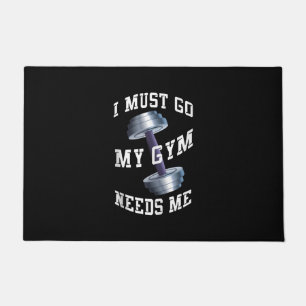 Workout Health And Ness - My Gym Needs Me Doormat