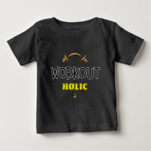 Workout Holic Gym Fitness Exercise T-Shirt