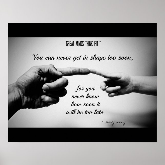 Workout Inspiration for Dad Poster (Front)