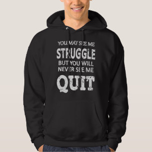 Workout Inspiration Motivational Saying Men Women Hoodie